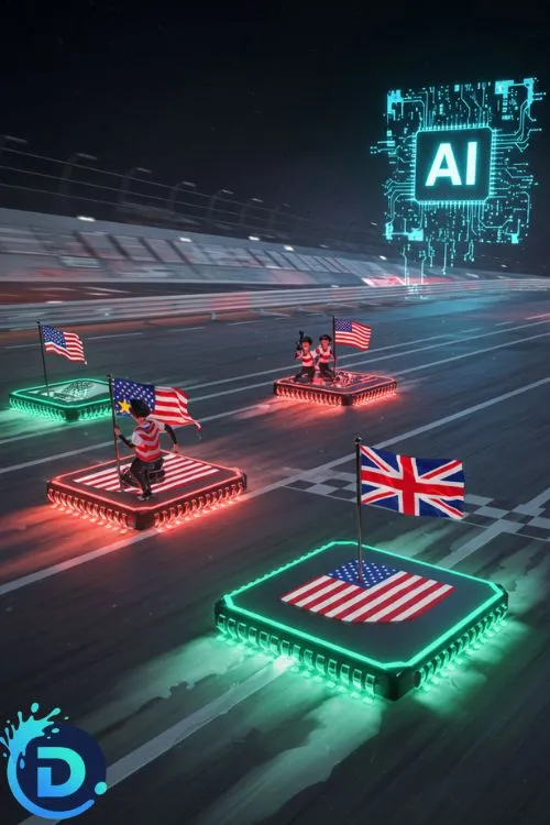 The Geo-Politics of AGI: How USA, China, and UK Are Racing for the Future of Intelligence